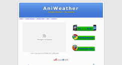 Desktop Screenshot of aniweather.com